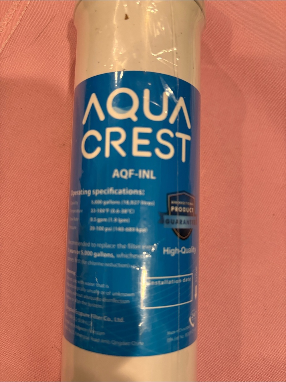AQF-INL AquaCrest Refrigerator Water Filter